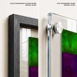 Color blocks composition abstract
