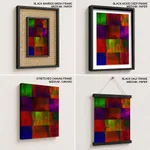 Color blocks composition abstract