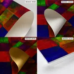 Color blocks composition abstract