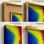 Abstract Textured Color Fields – Wall Hanging
