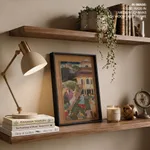 Traditional Old Stone Stairs to Door – Wall Painting