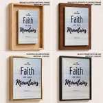 Faith moves Mountains Bible Verse Wall Art- Religious Wall art and decor