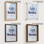 Faith moves Mountains Bible Verse Wall Art- Religious Wall art and decor