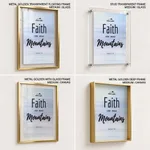 Faith moves Mountains Bible Verse Wall Art- Religious Wall art and decor