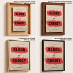 Blood of Christ Bible Verse Wall Art- Religious Wall art and decor