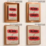 Blood of Christ Bible Verse Wall Art- Religious Wall art and decor