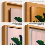 Long banana leaves Pink