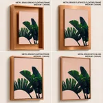 Long banana leaves Pink