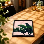 Long banana leaves Pink