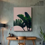 Long banana leaves Pink