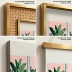 Top of banana leaves Pink