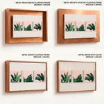 Top of banana leaves Pink