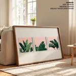 Top of banana leaves Pink