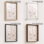 Geometric Golden and Pink Triangles