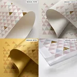Geometric Golden and Pink Triangles