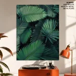 Pink Palm Leaf