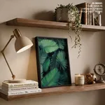 Pink Palm Leaf