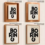 Perfect is Boring