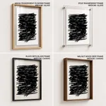 Black line abstract