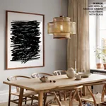 Black line abstract