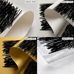 Black line abstract
