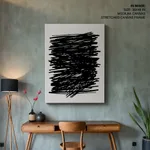 Black line abstract