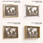 Adventure Awaits Art Poster Burlap Map Poster Home Decor Vintage Map Adventure Burlap Art Print Wall Art