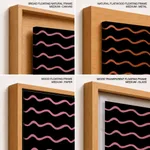 Abstract Color Blocks Wavy Lines – Wall Painting