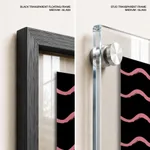 Abstract Color Blocks Wavy Lines – Wall Painting