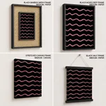 Abstract Color Blocks Wavy Lines – Wall Painting