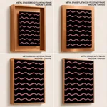 Abstract Color Blocks Wavy Lines – Wall Painting