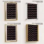 Abstract Color Blocks Wavy Lines – Wall Painting