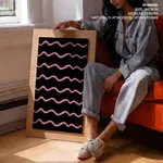 Abstract Color Blocks Wavy Lines – Wall Painting