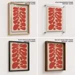 Abstract Plant Stem and Leaves – Wall Decor