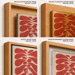 Abstract Plant Stem and Leaves – Wall Decor
