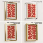 Abstract Plant Stem and Leaves – Wall Decor