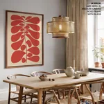 Abstract Plant Stem and Leaves – Wall Decor