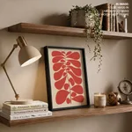 Abstract Plant Stem and Leaves – Wall Decor