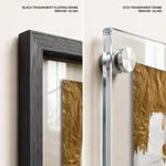 Gold white abstract