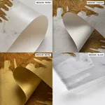 Gold white abstract