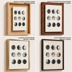 Moon phases wood wall art, Moon phase wood sign, Moon wooden sign, Moon phases wall decor,Rustic wood wall decor,Wood wall decor living room