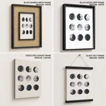 Moon phases wood wall art, Moon phase wood sign, Moon wooden sign, Moon phases wall decor,Rustic wood wall decor,Wood wall decor living room