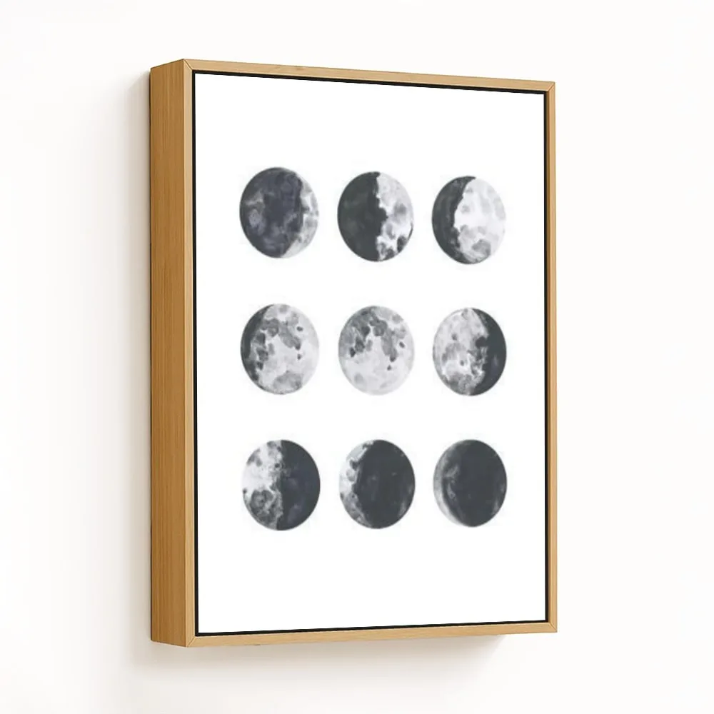 Moon phases wood wall art, Moon phase wood sign, Moon wooden sign, Moon phases wall decor,Rustic wood wall decor,Wood wall decor living room