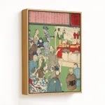 A Kamezaki Brewer's Celebration of His Good Fortune by Tsukioka Yoshitoshi (1875)