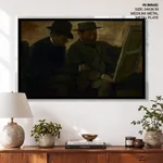Paul Lafond and Alphonse Cherfils Examining a Painting by Edgar Degas (c. 1878-80)