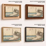 Fifty-Three Stations of the Tokaido Hoeido Edition “Kuwana (Shichiri Ferry Crossing) by Utagawa Hiroshige