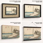 Fifty-Three Stations of the Tokaido Hoeido Edition “Kuwana (Shichiri Ferry Crossing) by Utagawa Hiroshige