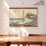 Fifty-Three Stations of the Tokaido Hoeido Edition “Kuwana (Shichiri Ferry Crossing) by Utagawa Hiroshige