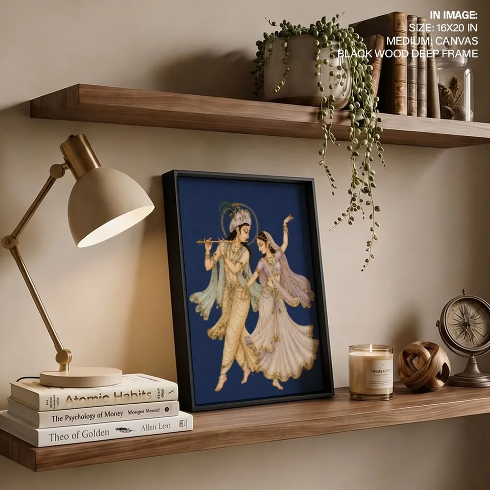 Serene Radha Krishna Dance – Vastu Wall Hanging, Southwest, For Love & Harmony