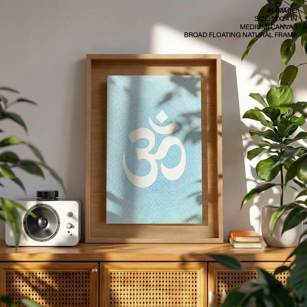 Serene Om Symbol – Vastu Wall Hanging, Northeast, For Spiritual Purity and Peace